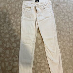 Women's white jeggings